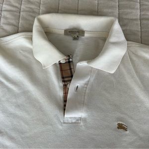 Stained Burberry Nova Check Polo